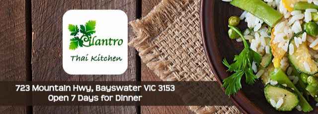 Cilantro Thai Kitchen Bayswater Official Website Order Online